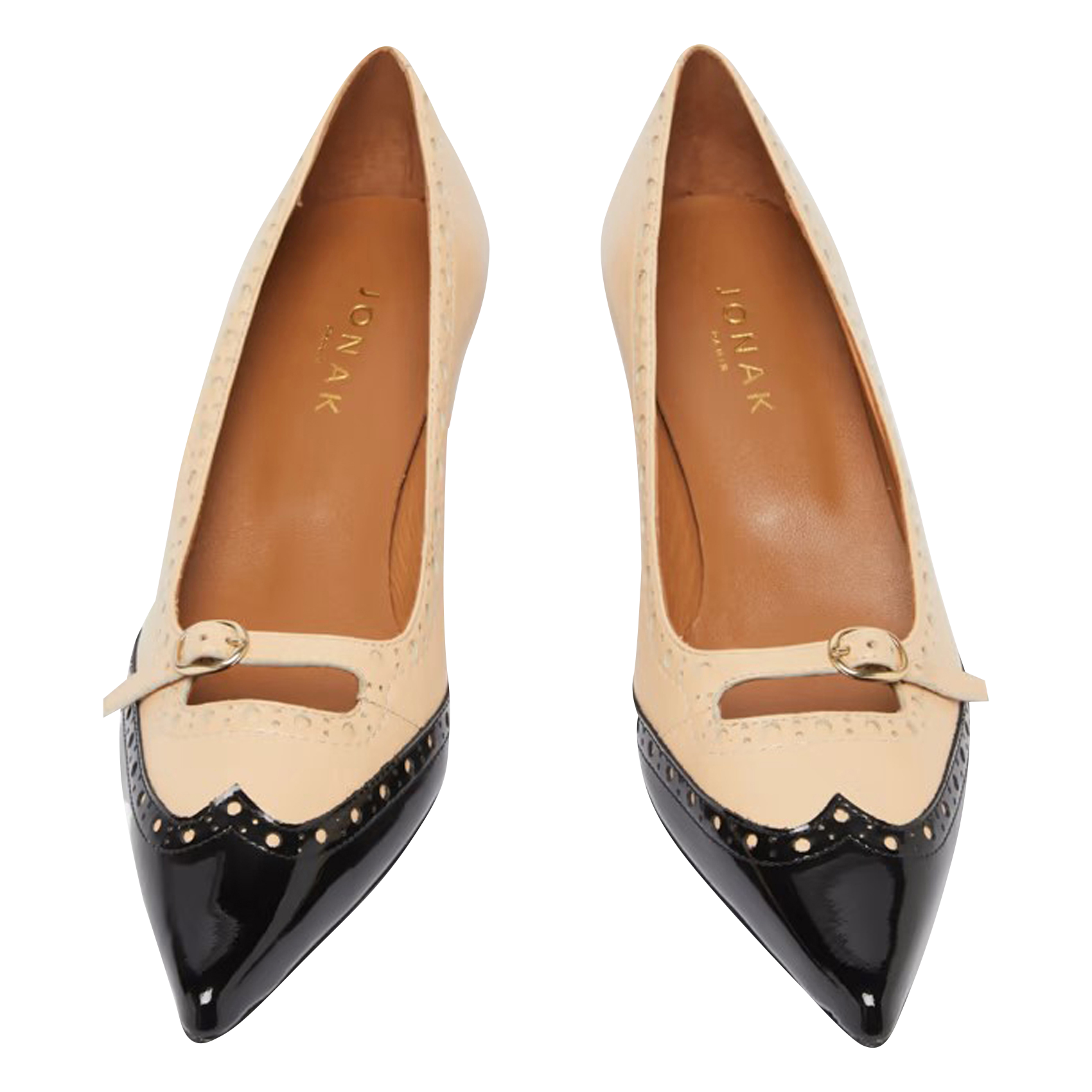 DALTA - Escarpins en cuir | Beige