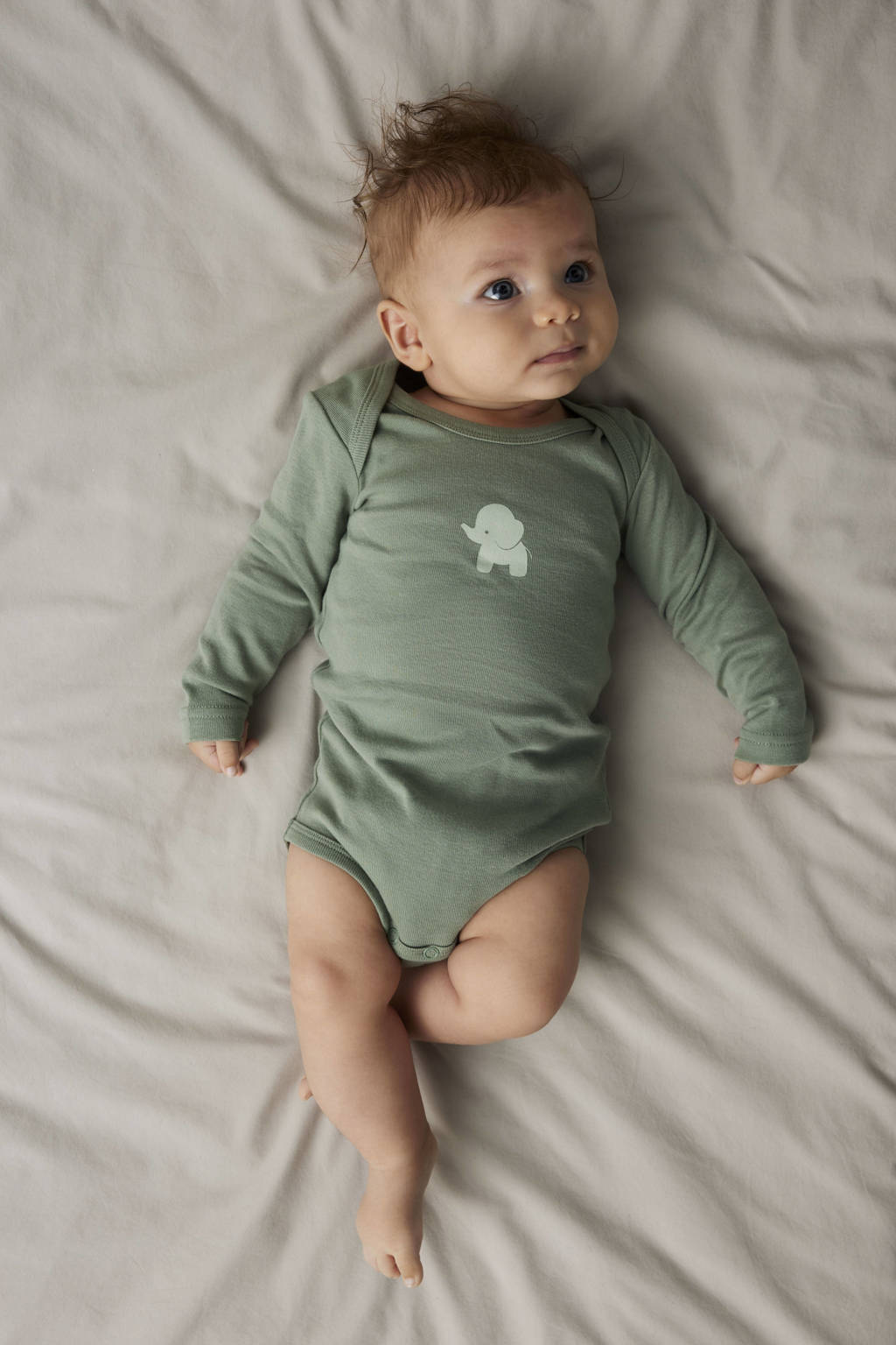 NAME IT romper NBMBODY - set van 3 groen/beige