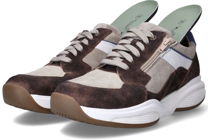 Xsensible SWX14 Stretchwalker Sneakers Bruin Heren