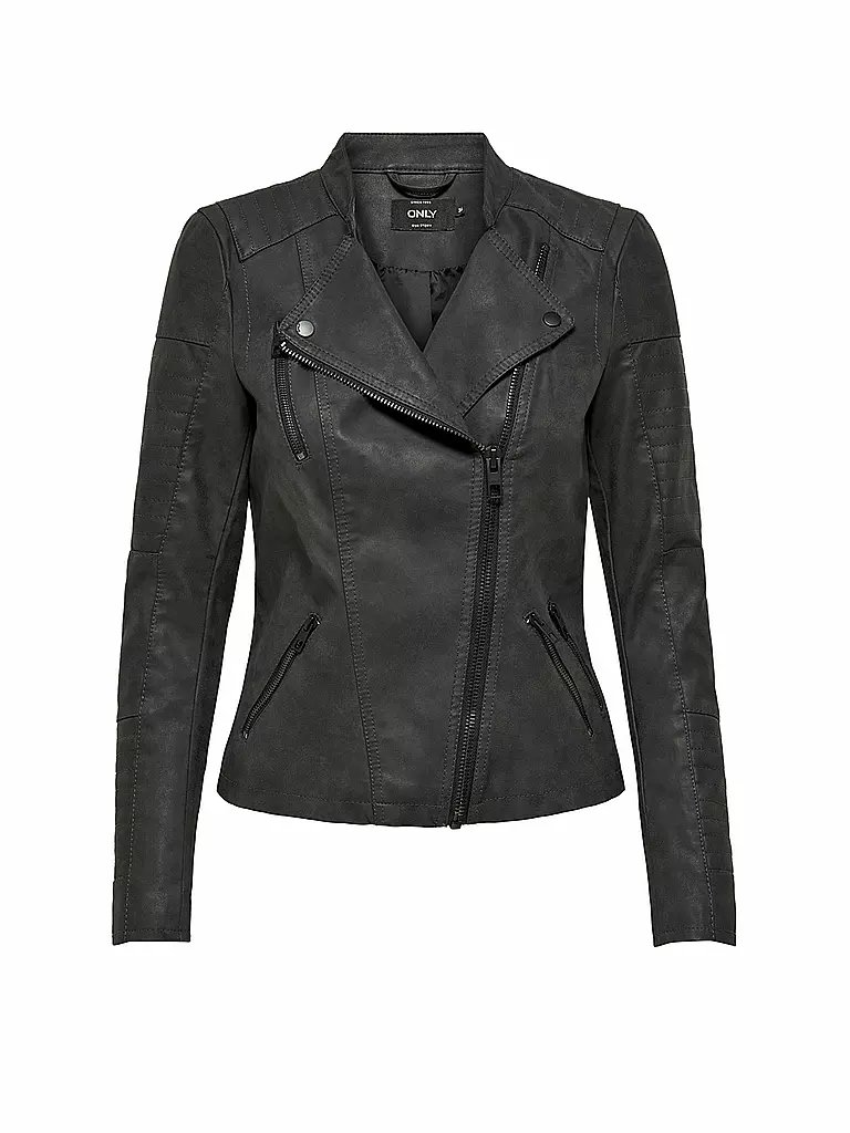 ONLY Bikerjacke Lederoptik 