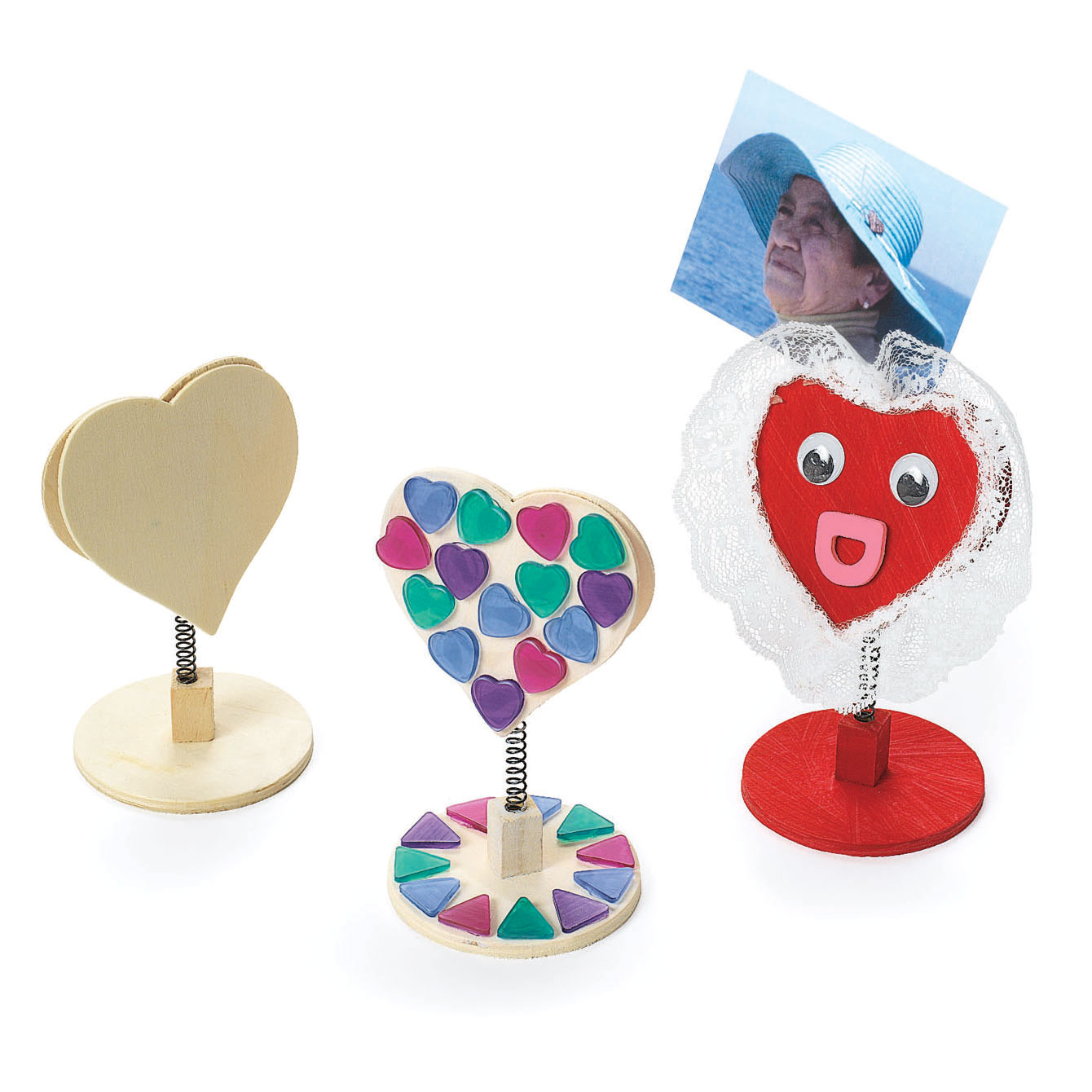 Colorations - Versier je Houten Memoclip Hart, 12st.
