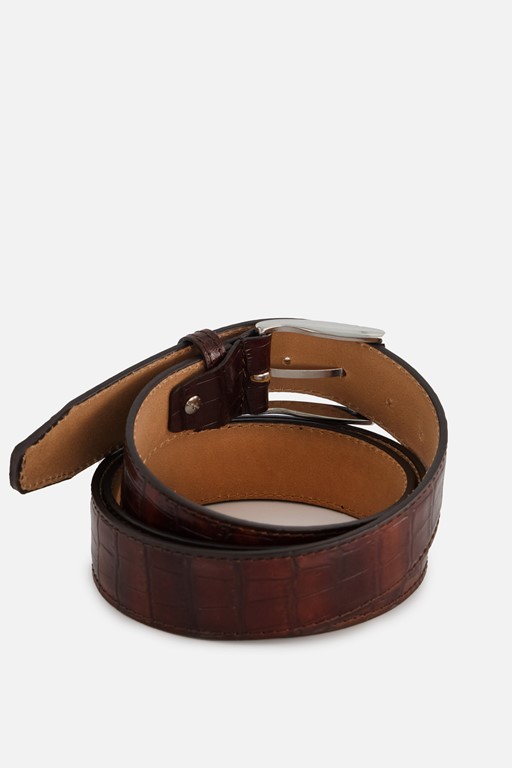RF X Ziengs Croco Riem cognac Leer