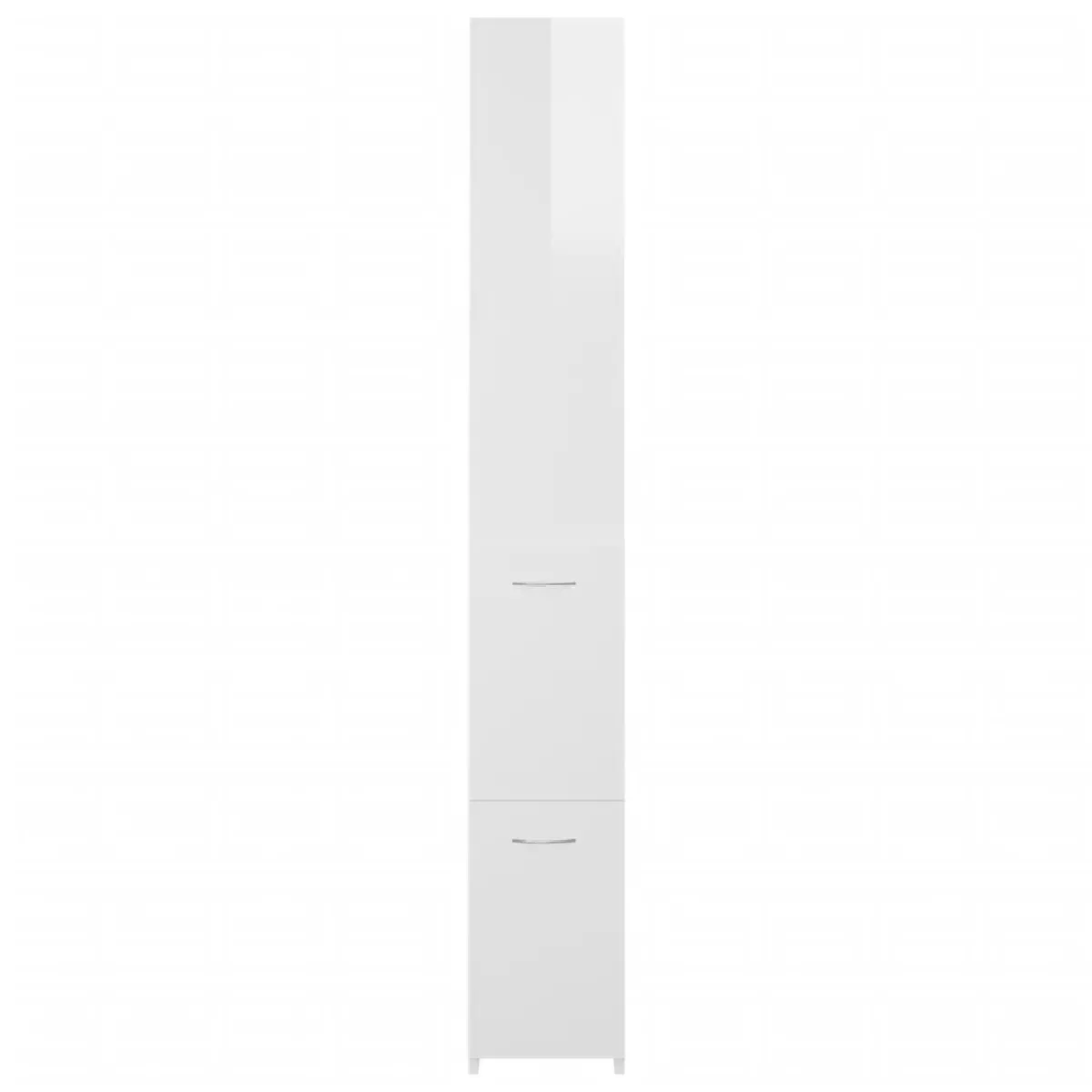 VIDAXL Armoire de bain blanc brillant