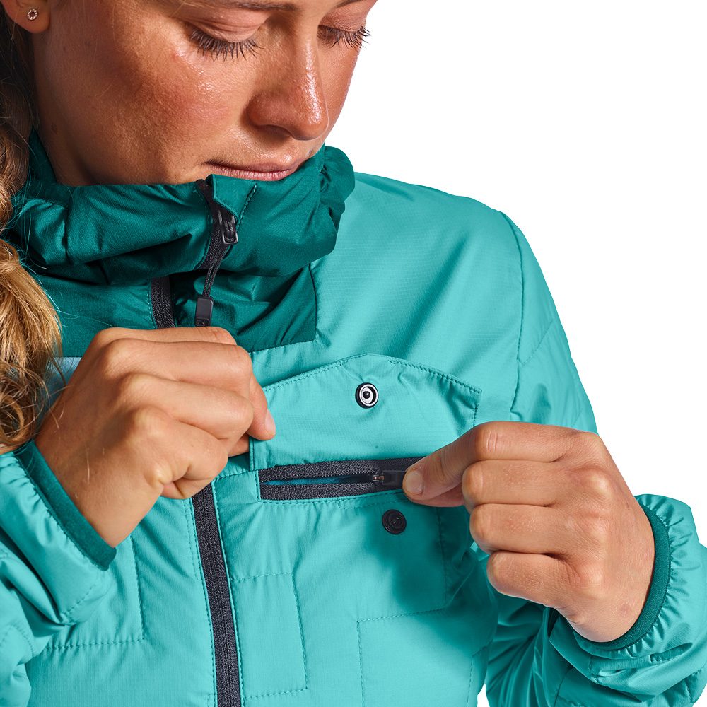 ORTOVOX Swisswool Piz Badus Isolationsjacke Damen ice waterfall