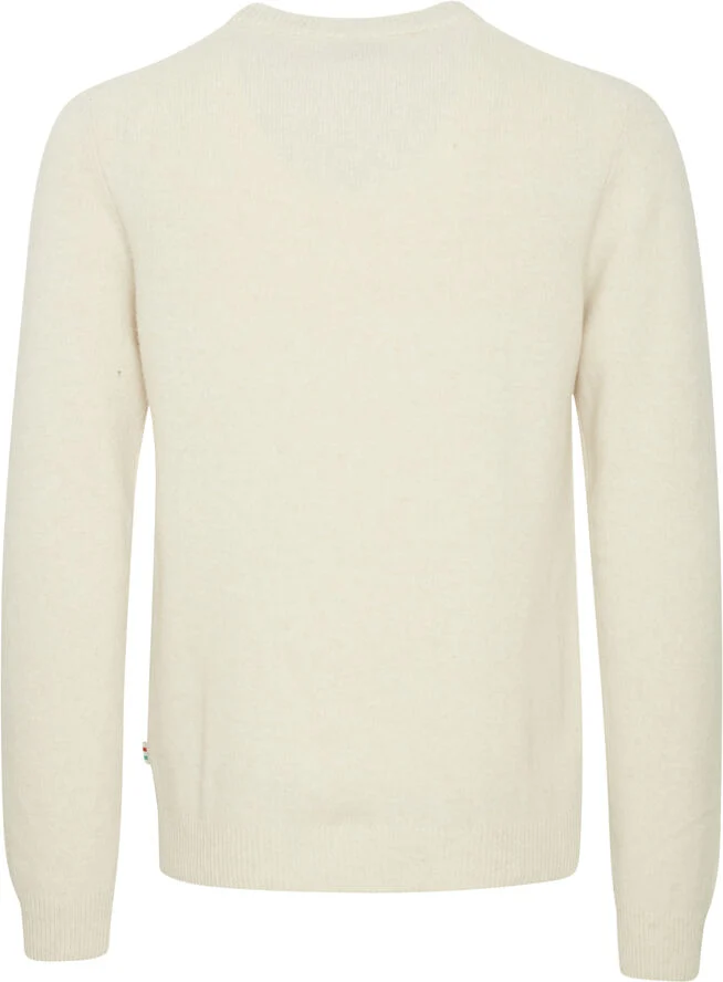 Casual Friday CFKARL crew neck bounty knit Light sand melange