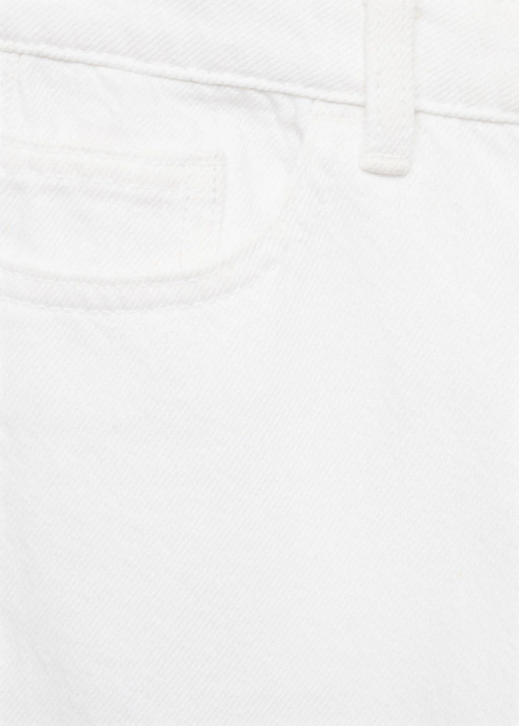 Mango Kids straight leg jeans wit