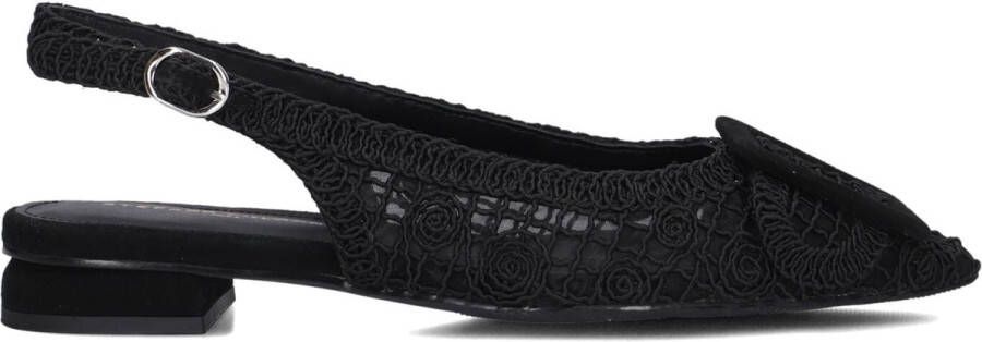 STEFANO LAURAN Slingbacks Dames 586131677 K Maat: 41 Materiaal: Textiel Kleur: Zwart