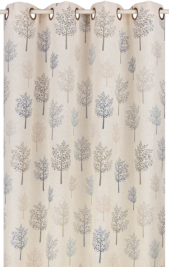 Lund gardin 140x230 blå
