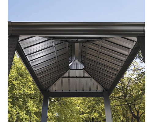 Grillpaviljoen SOJAG Messina BBQ met rookafvoer 233x168 cm antraciet
