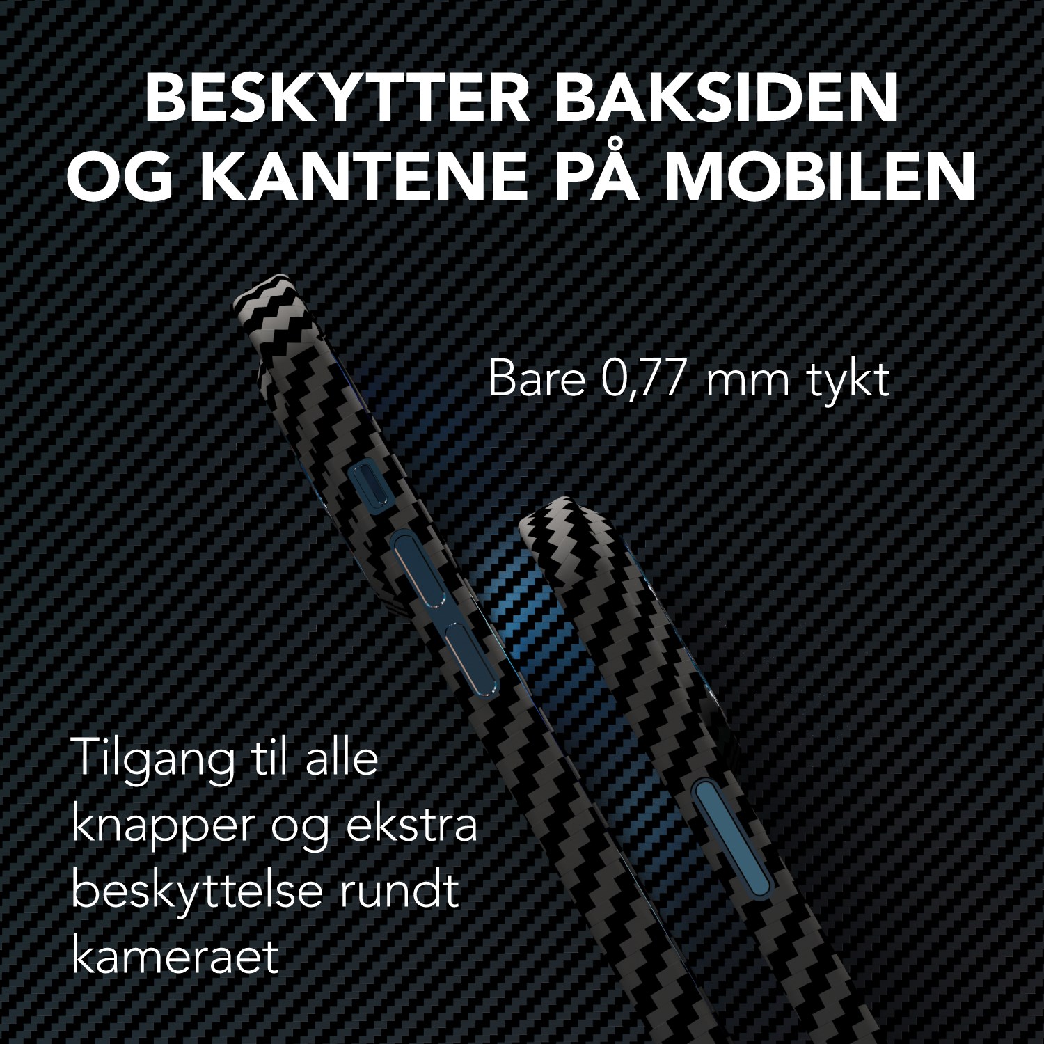 Linocell Premium Kevlar Robust deksel for iPhone 12 Pro Max Svart
