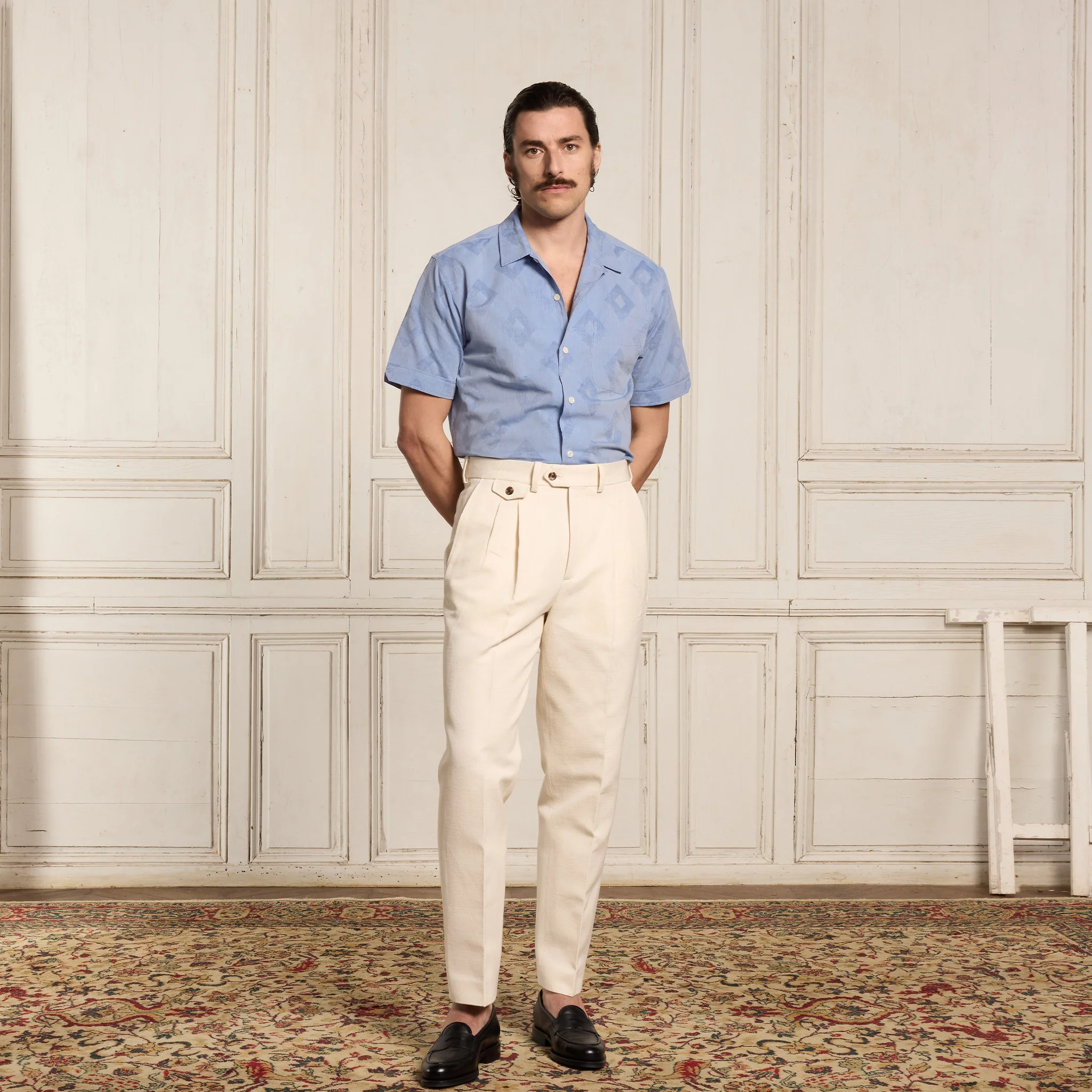 Blue Short Sleeve Shirt