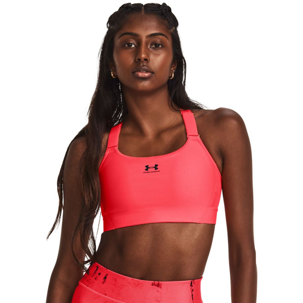 Under Armour HEATGEAR® HIGH - Brassière Femme rouge