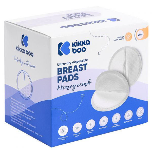Kikkaboo Discos de Amamentação 50 Peças Honeycomb