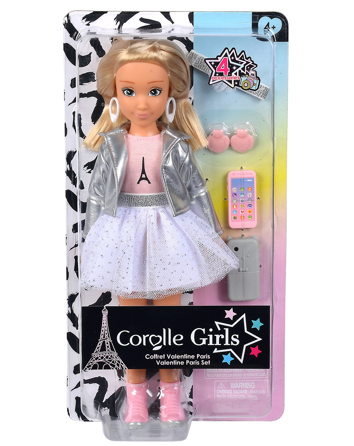 Ankleidepuppe VALENTINE PARIS FASHION (28cm) mit Zubehör