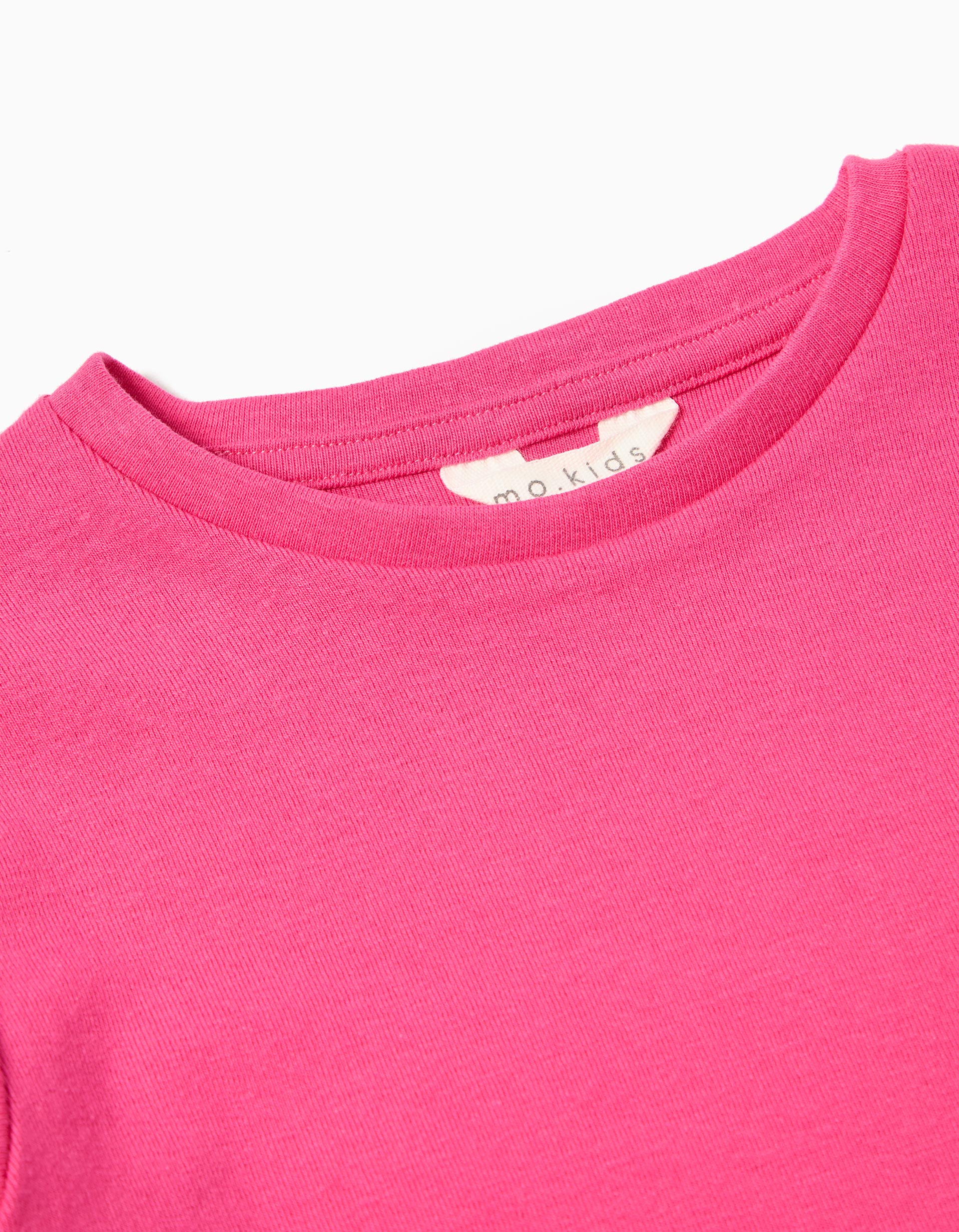 T-shirt Manga Comprida, Menina, Rosa Escuro