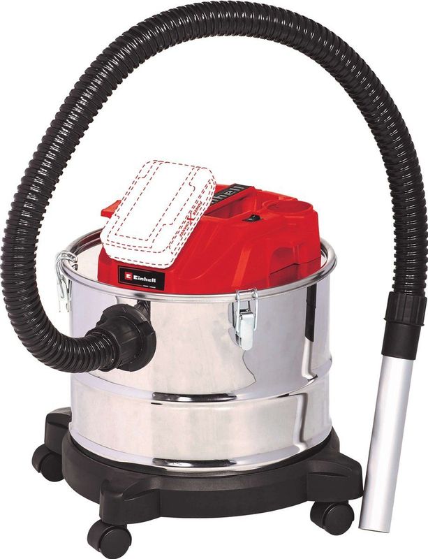 Einhell - Accu Aszuiger TE-AV 18/15 Li C Solo - Power X-Change - 18 V - 15 L - 100 mbar