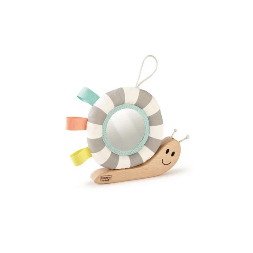 Hochet escargot en tissu
