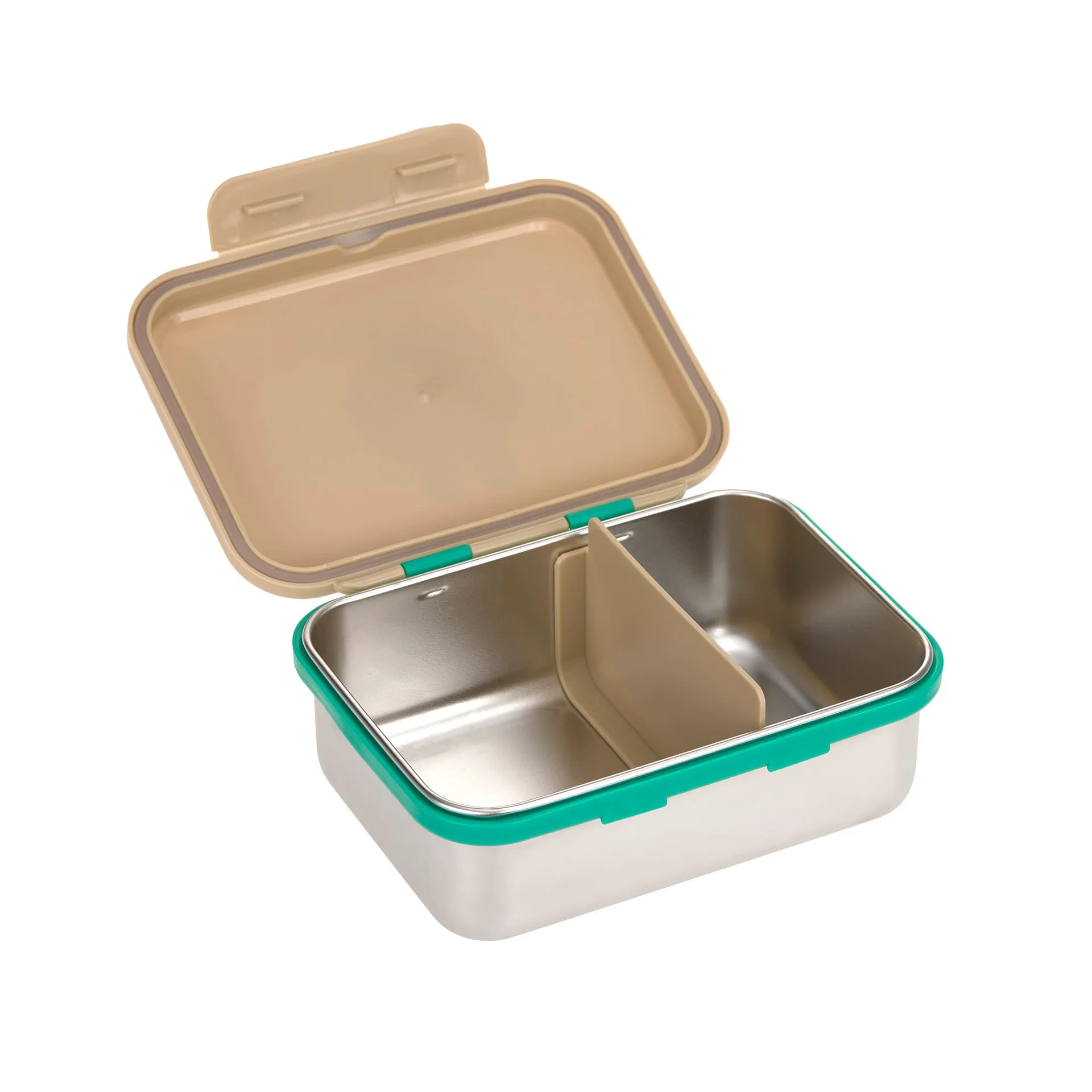 Lassig Lassig Lunchbox stainless steel Happy Trails Frog