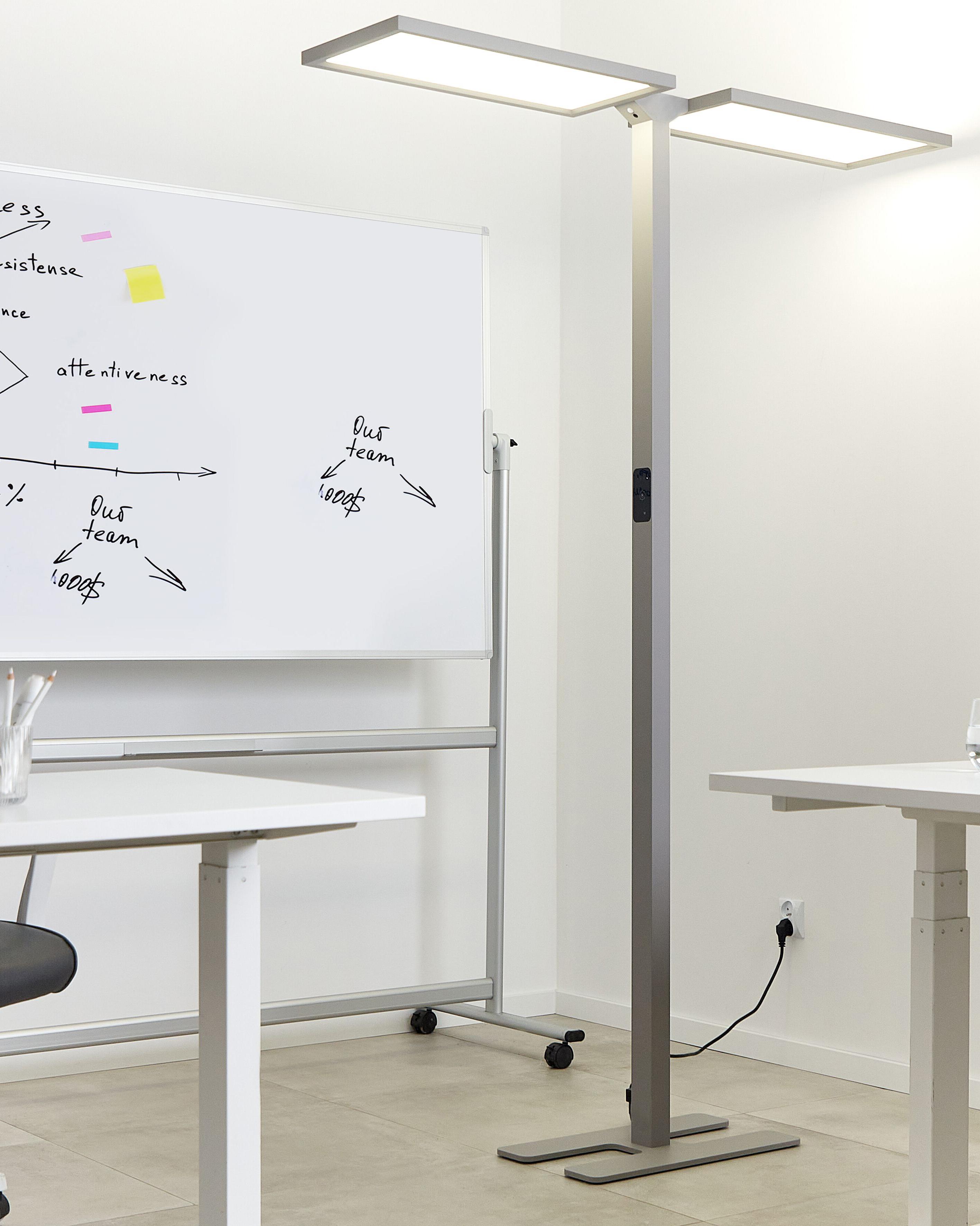 LED staande lamp SCULPTOR met bewegingssensor Metaal Zilver