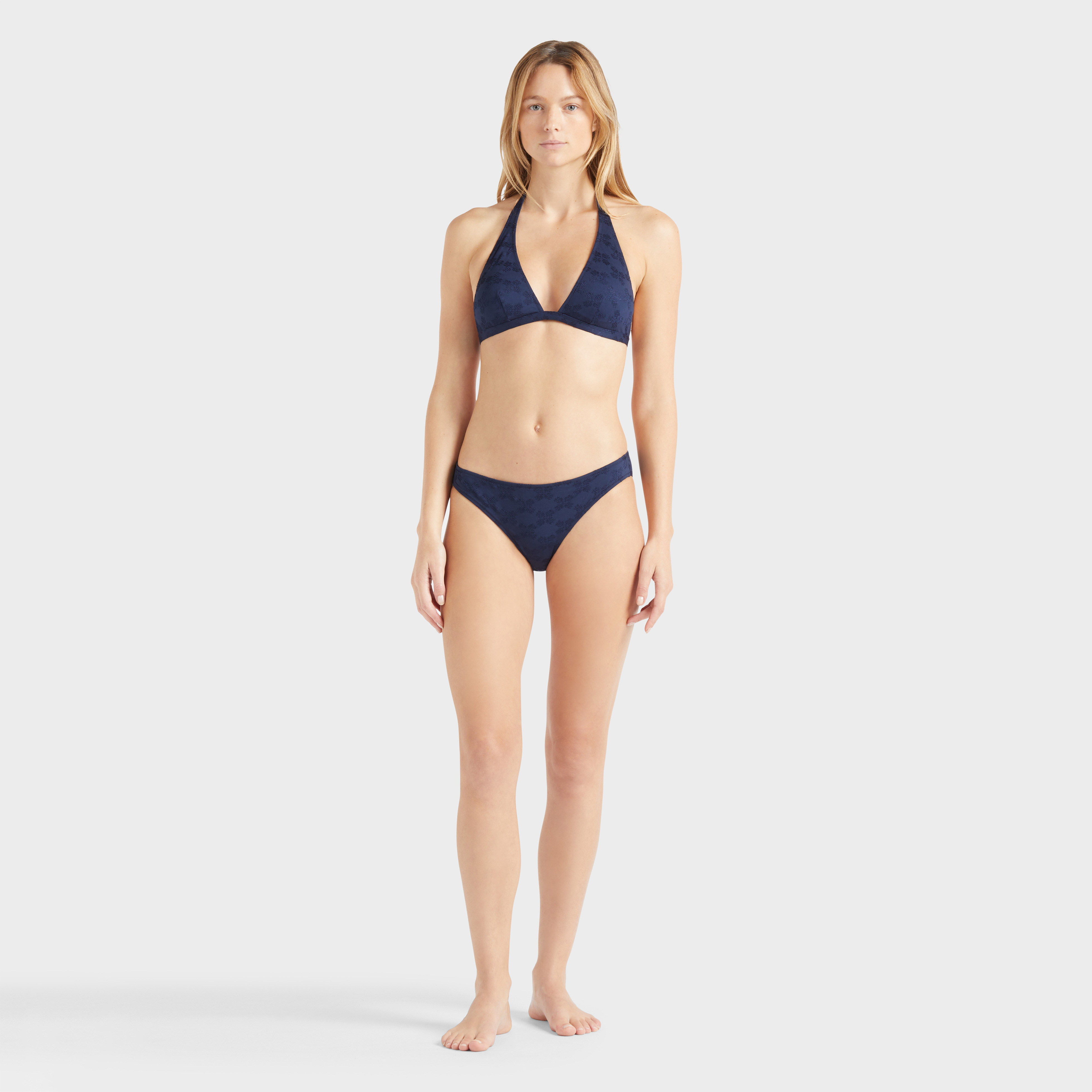 Haut de maillot de bain foulard femme Jacquard Monogram