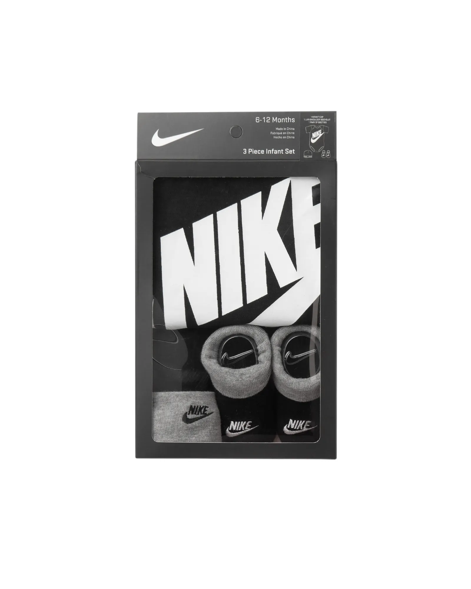 Nike FUTURA LOGO HAT/BODYSUIT/BOOTIE 3 PIECE