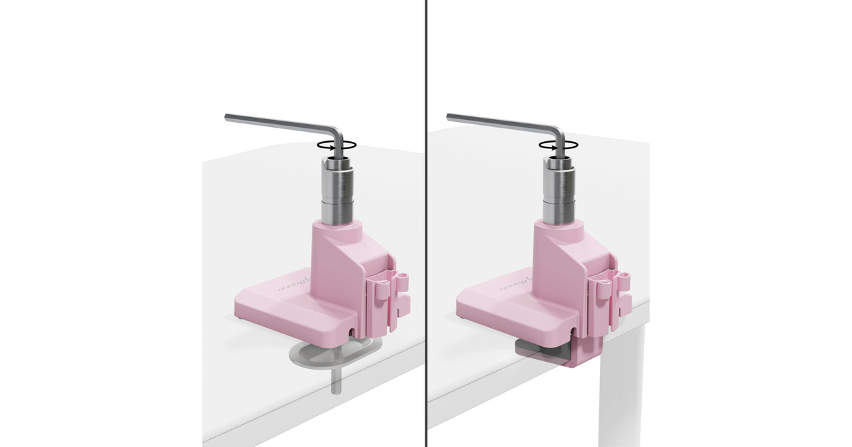 ArozziAlzare Neo - Gas Spring Monitor Arm - Pink monitorarm  (Roze)