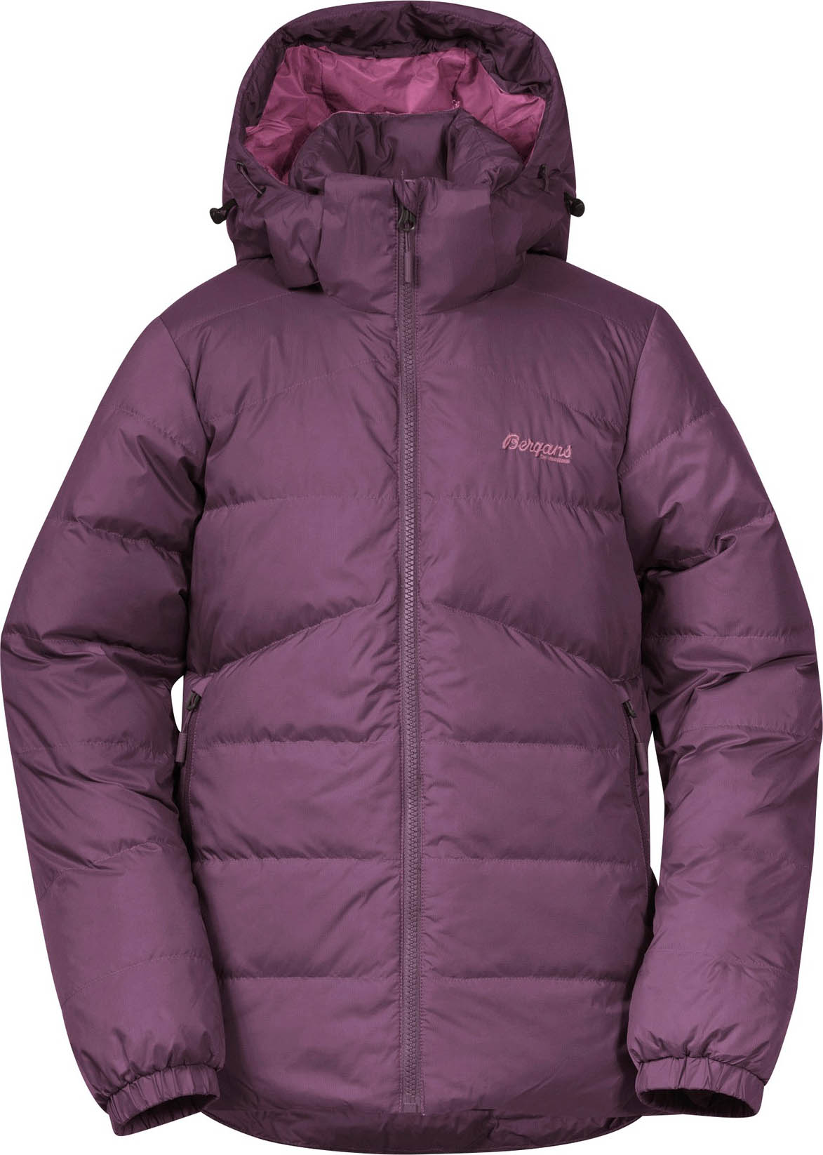 Røros Down Youth Jacket Jente Dark Ruby Purple