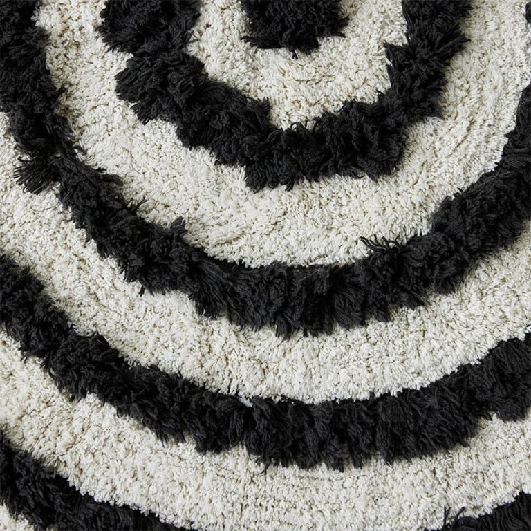HKliving Round badmat Ø120 crème
