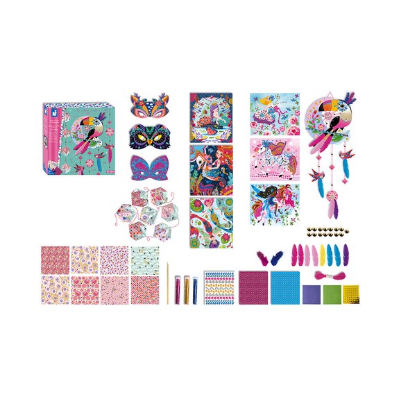 Kit Créatif : Coffret multi-activités 11 décos girly