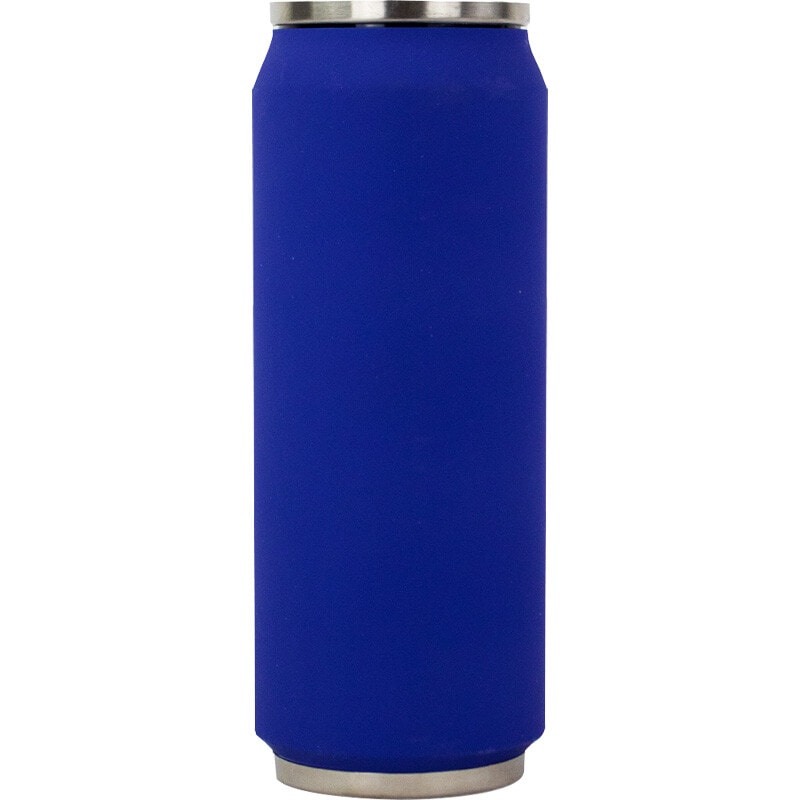 Canette isotherme - Soft touch - Bleu nuit - 500 ml