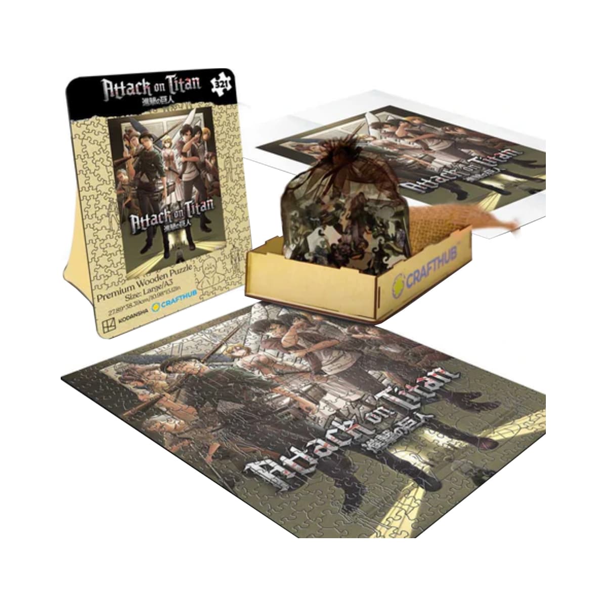 Crafthub Attack on Titan puslespill ()