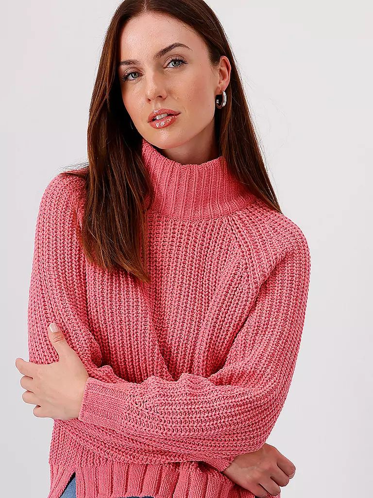 MONARI Rollkragenpullover  rosa