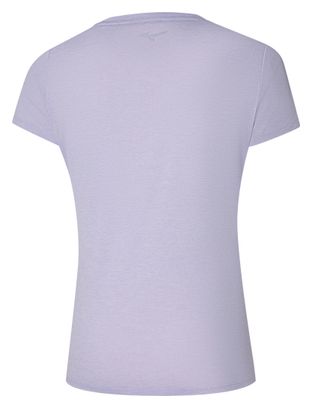 Maillot manches courtes Mizuno Impulse Core Violet Femme