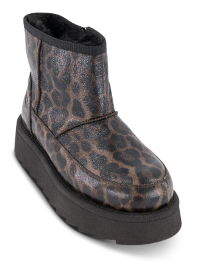 Tamaris Kort damestøvle Leopard 1-26819-43 | Skoringen