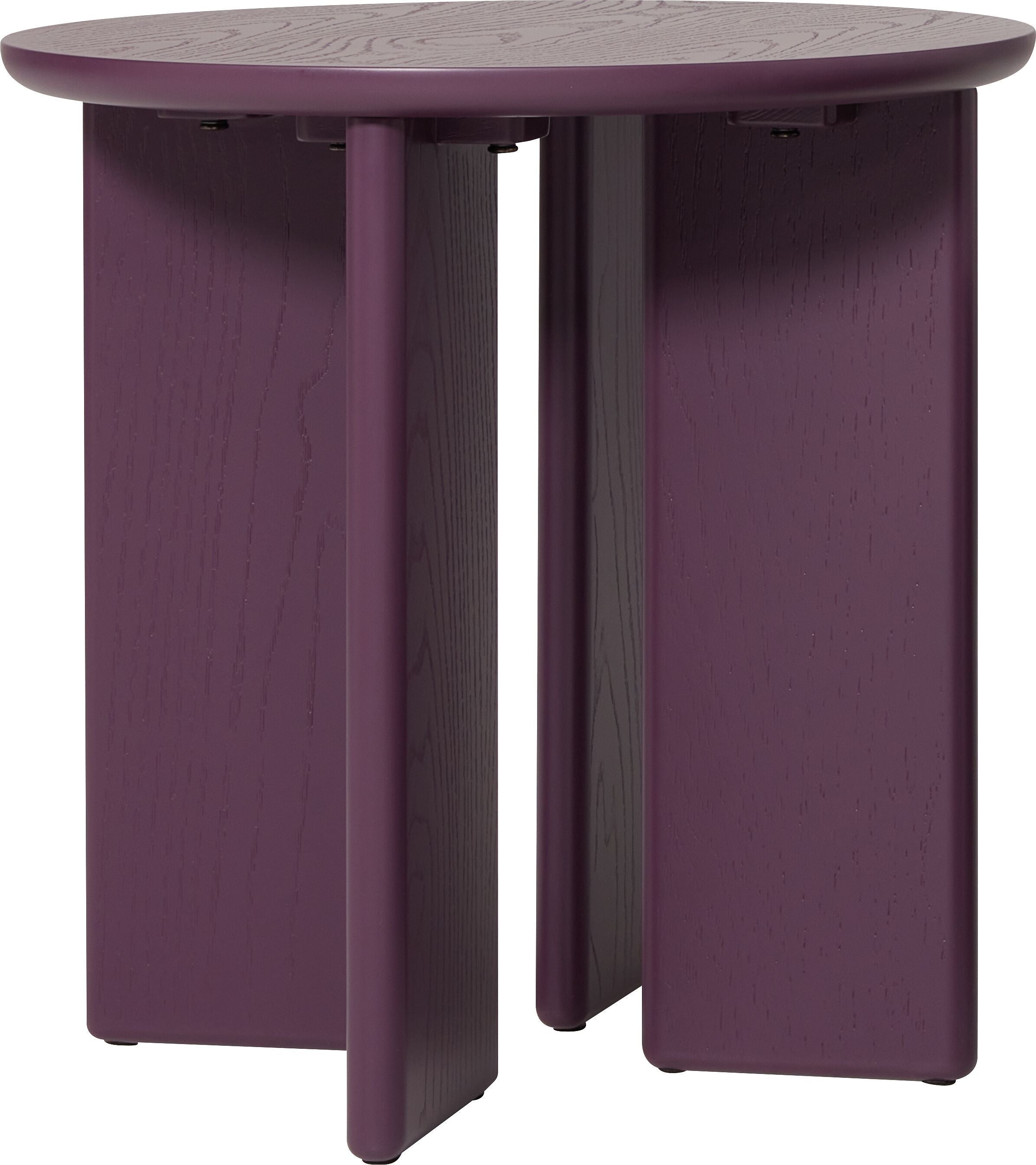 ELVA Beistelltisch - Aubergine / H: 45.0 cm