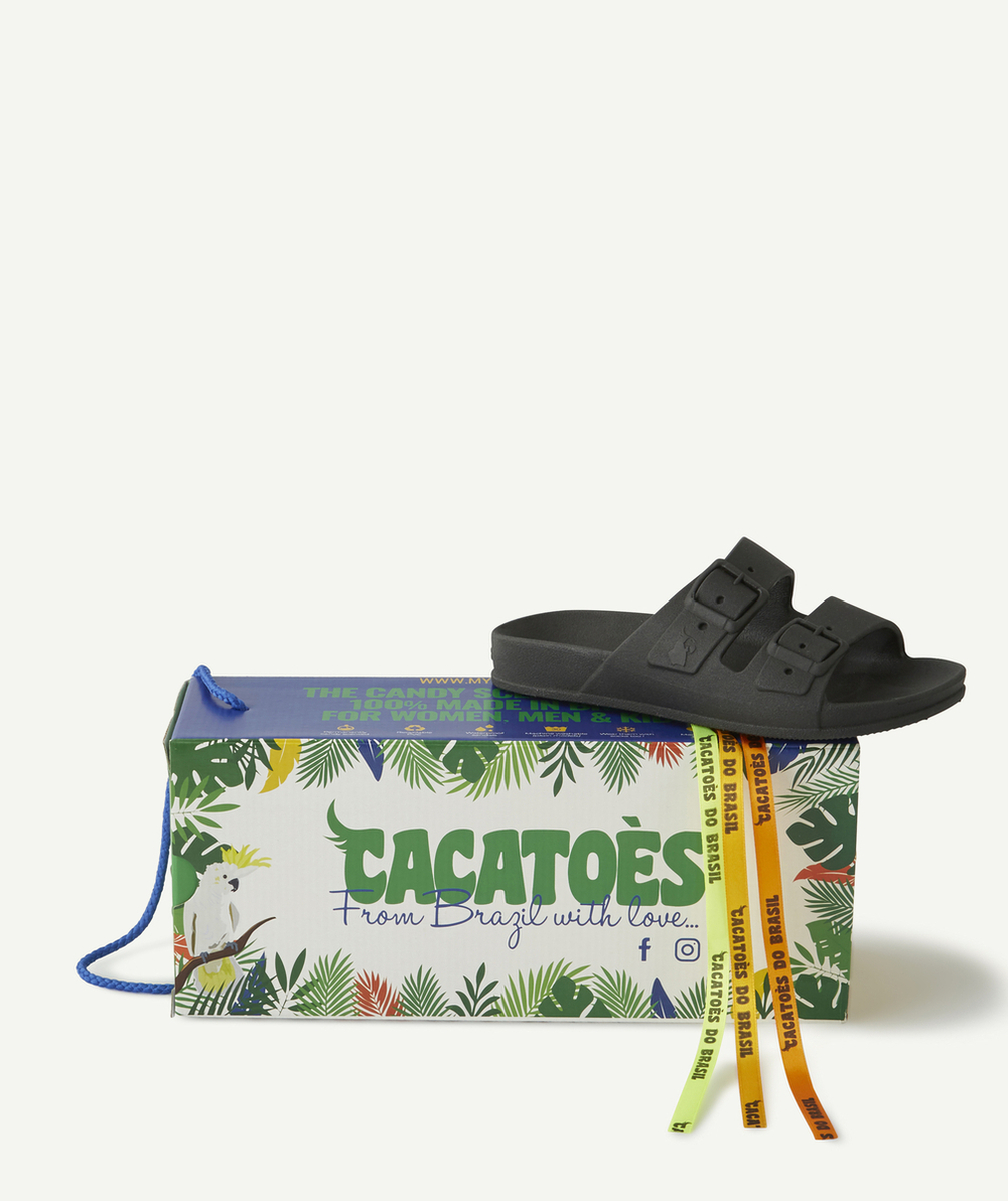 CACATOESSANDALES NOIRES PARFUMÉES ENFANT
