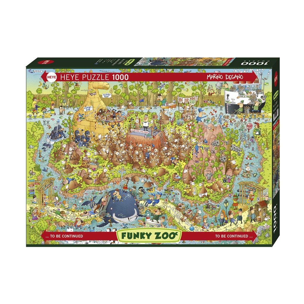 Puzzle - Funky Zoo -Australian Habitat de Marino Degano – 1000 Pièces