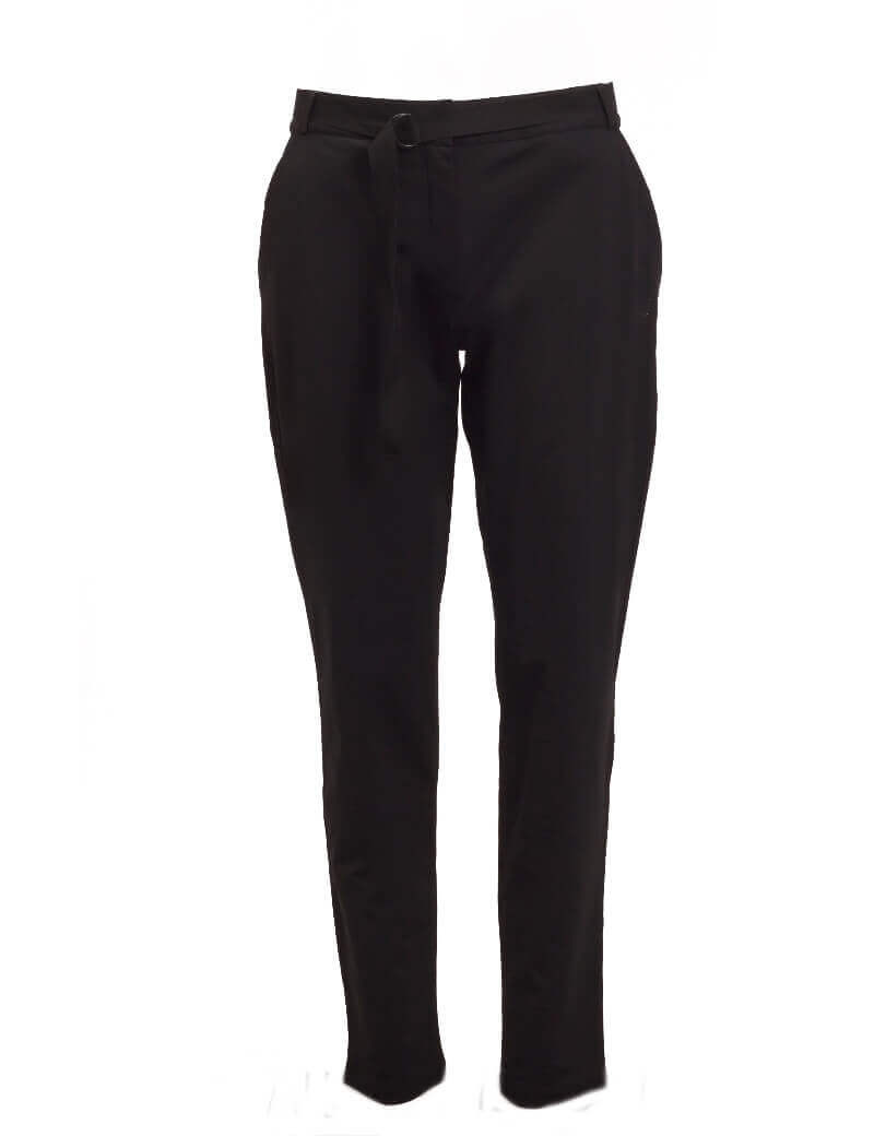 HBT BASICS - KRISTIANA PANTALON CITY STRAIGHT NOIR