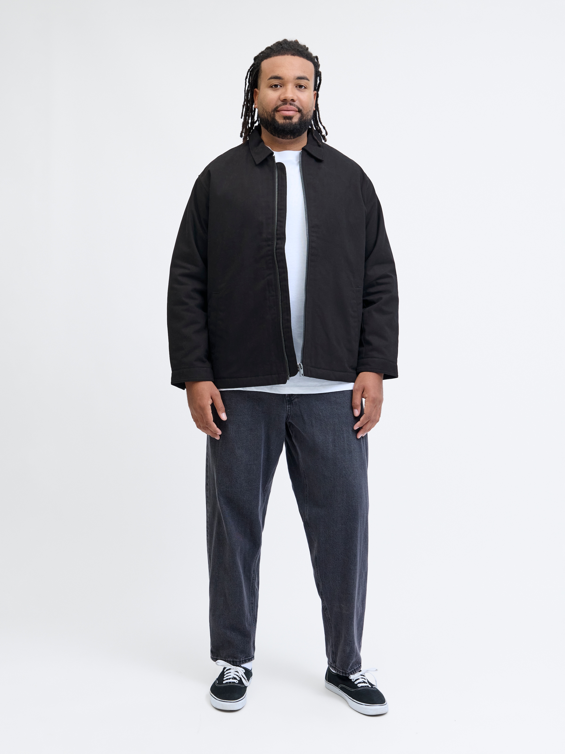 Jack & Jones PlusSize Outdoorjacke »JJEDOVER WORKER JACKET SN PLS« ohne Kapuze