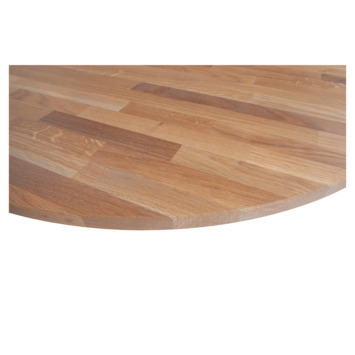 WOOOD Tafelblad rond 120CM eiken/vergrijsd geolied