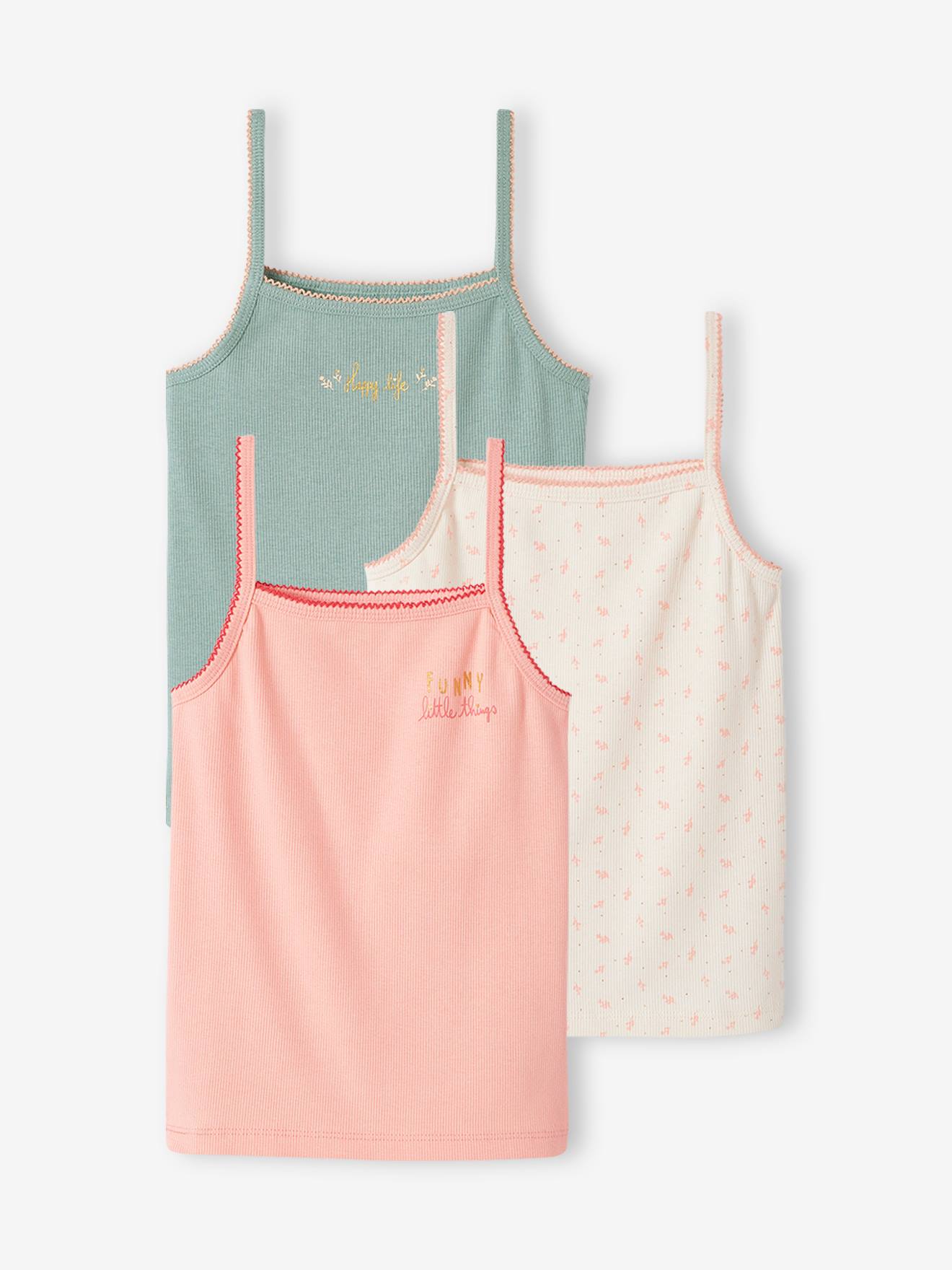 Conjunto de 3 regatas caneladas 
