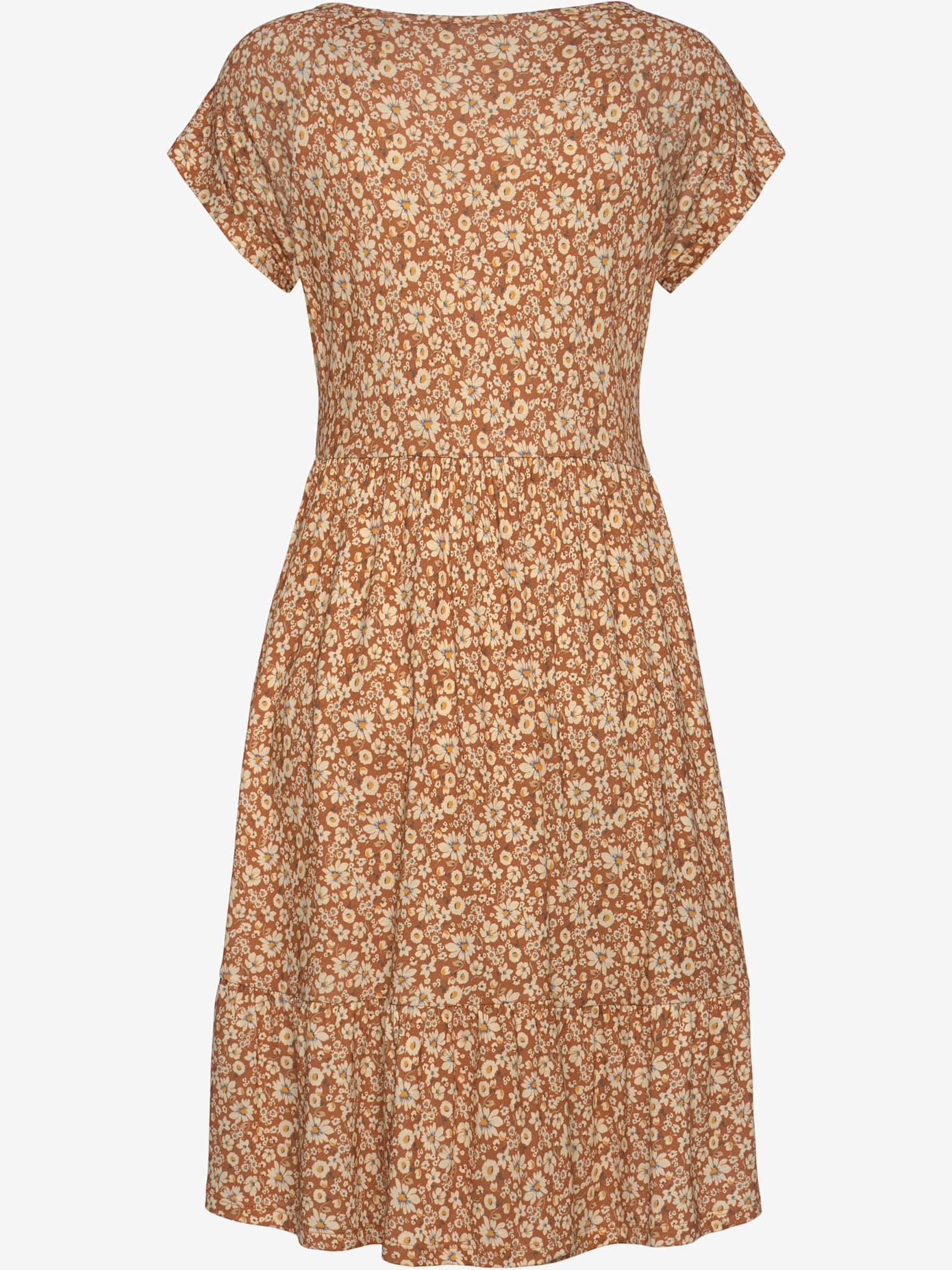Robe en jersey encolure en v