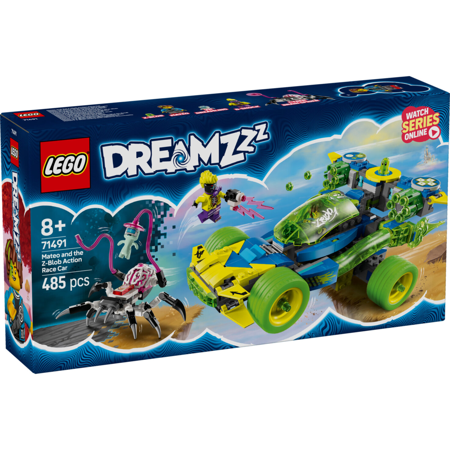 LEGO® DREAMZzz 71491 Mateo mit dem Z-Blob Action-Rennwagen ab 8 Jahren