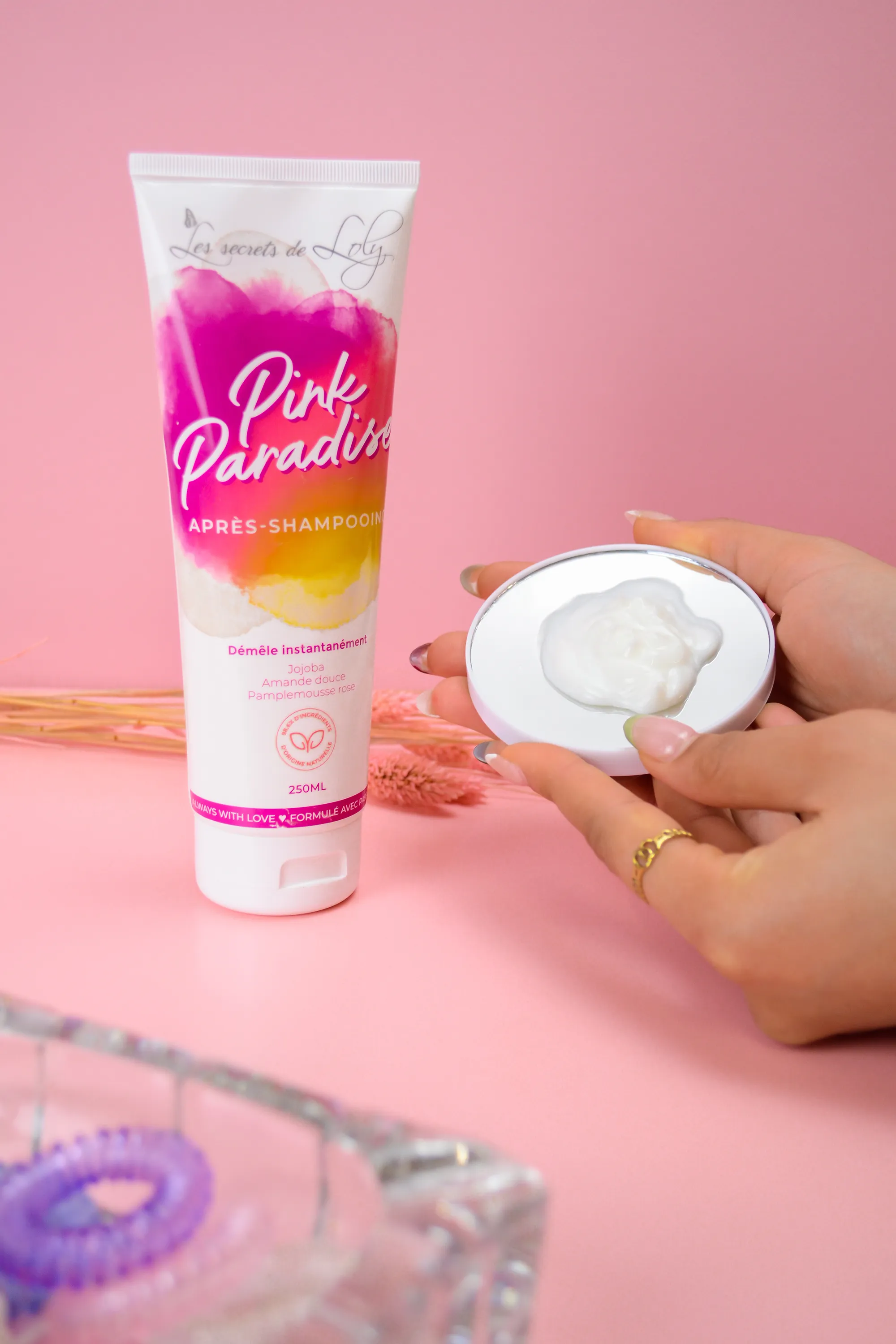 Les Secrets de Loly Duo shampoing et après-shampoing pour cheveux déshydratés-500 ml