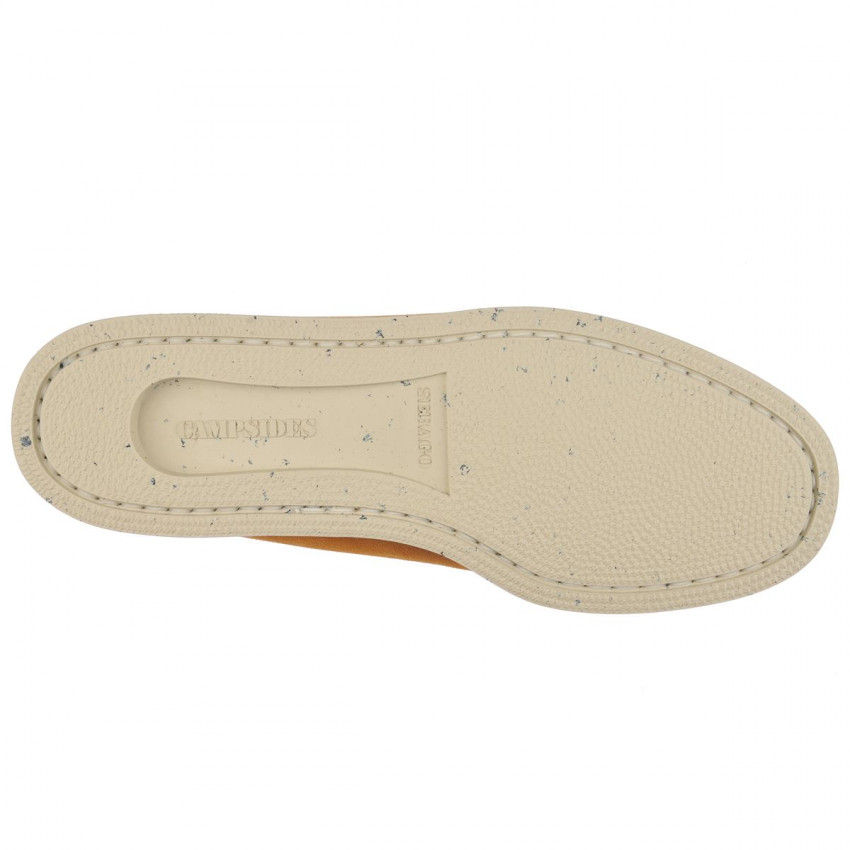 ASKOOK ROCKY YELLOW GOLDEN TURTLEDO-Mocassin en daim semelle caoutchouc recyclé 30% pour homme