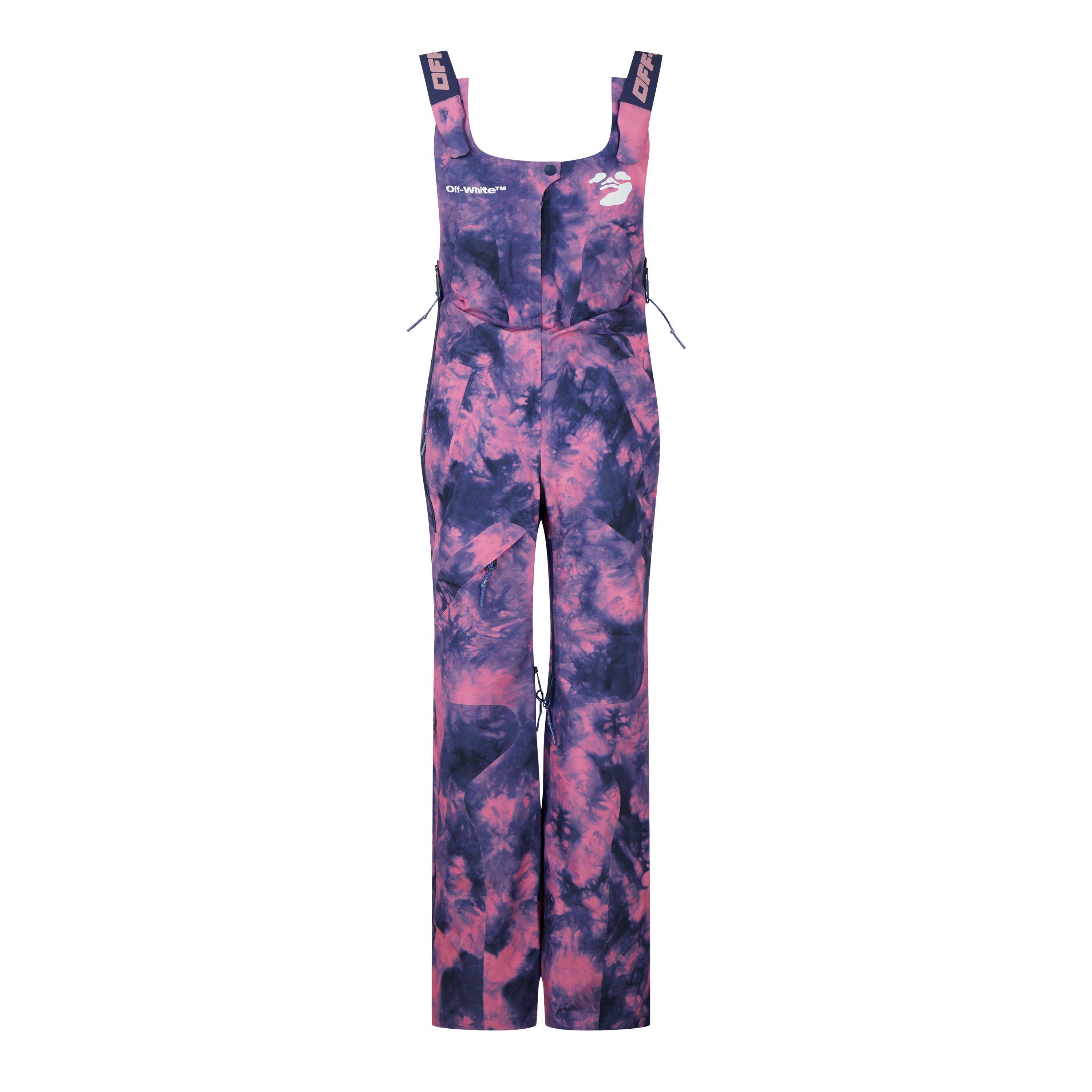 Off White Tie Dye Ski Jumpsuit