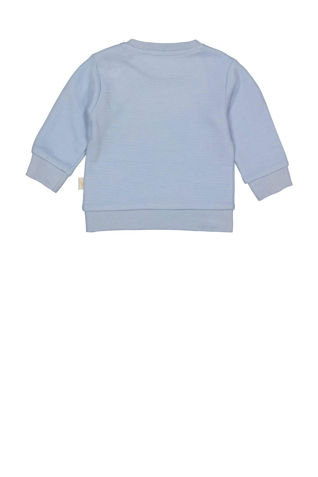 LEVV baby gestreepte sweater LNEELTJENOS blue dust