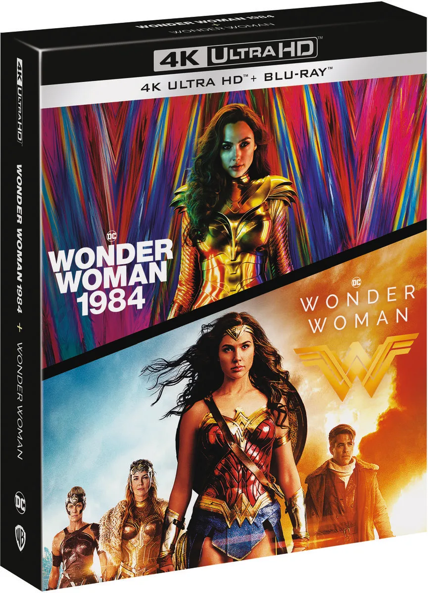 Coffret Wonder Woman 1984 - Wonder Woman (Blu-ray UHD 4K   Blu-ray) Disques Blu-ray films