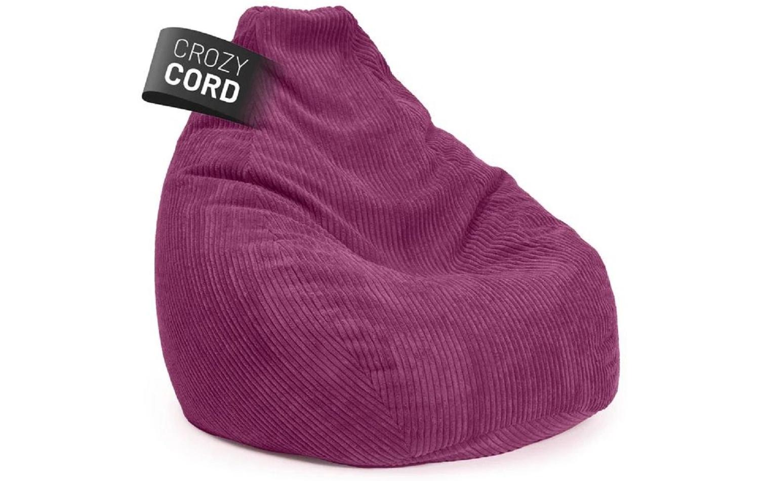 Sitzsack GIANT Cord 400 l, Weinrot<br>Gaming-Sitzsack