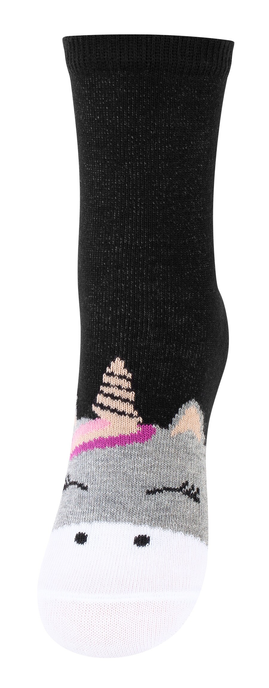 Cotton Prime® 6 Paar Kinder Socken - Einhorn